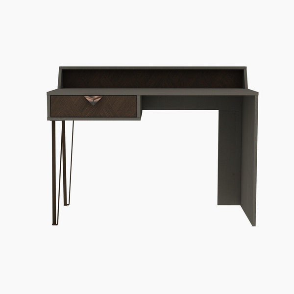 Birou Linea, Gri Inchis/Maro, 120x76x61 cm