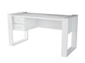 Birou Lord cu 2 sertare, Alb, 159 x 60 x 72 cm
