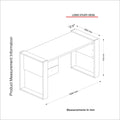 Birou Lord cu 2 sertare, Alb, 159 x 60 x 72 cm