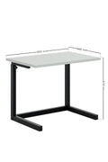 Birou Adore Laptop Reglabil, Alb, 40x60x43-73 cm