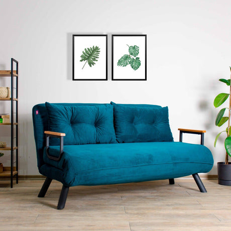 Canapea extensibila cu 2 locuri Micic, 133x78x78 cm