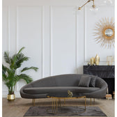 Canapea Lux KafKef 4 Locuri, Gri inchis, 255 x 85 x 120 cm
