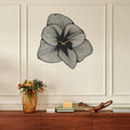 Ceas de perete Azalea Metal Wall Clock - Black, Negru, 70 x 70  cm