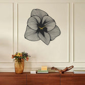 Ceas de perete Azalea Metal Wall Clock - Black, Negru, 70 x 70  cm