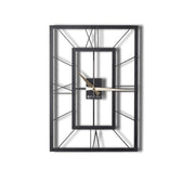 Ceas de perete November XL, Negru, 49x1x70 cm