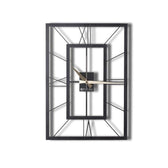 Ceas de perete November XL, Negru, 49x1x70 cm