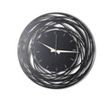 Ceas de perete Timeless Zone, Negru, 70 x 70 cm