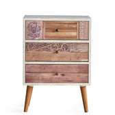 Comoda Liza, Alb, 50x68x35 cm