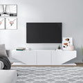 Comoda TV Cinera, Alb, 180x40x30 cm