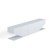 Comoda TV Cinera, Alb, 180x40x30 cm