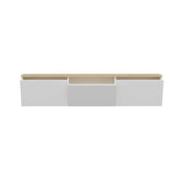 COMODA TV Neon cu 3 Compartimente, Alb, 160 x 35 x 32 cm