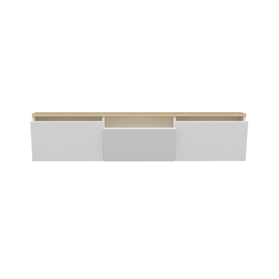 COMODA TV Neon cu 3 Compartimente, Alb, 160 x 35 x 32 cm