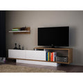 Comoda TV Oraze, Alb, 180x45x30 cm