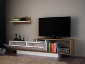 Comoda TV Oraze, Alb, 180x45x30 cm