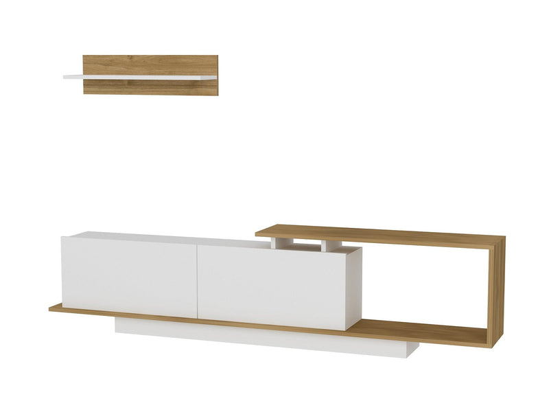 Comoda TV Oraze, Alb, 180x45x30 cm