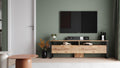 Comoda TV Telvira 19, Stejar, 180x56x36 cm