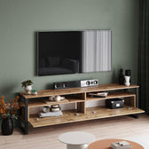 Comoda TV Telvira 19, Stejar, 180x56x36 cm