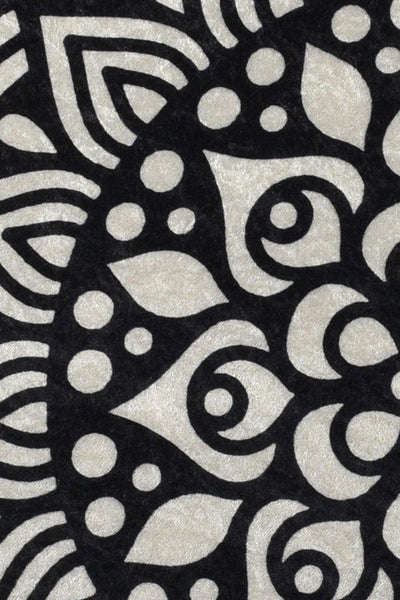 Covor de baie, Alb - Negru