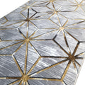 Covor de Hol Diamond, Gri, Lavabil, Antibacterian, Antiderapant, 150x80 cm
