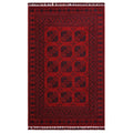Covor de living / dormitor Maze Home Buhari, Lavabil, Retro Oriental, Rosu, 120x180 cm
