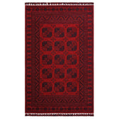 Covor de living / dormitor Maze Home Buhari, Lavabil, Retro Oriental, Rosu, 120x180 cm