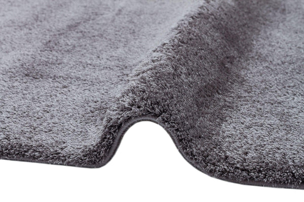 Covor de living / dormitor Maze Home Comfort Shaggy, Antiderapant, Gri, 80x150 cm