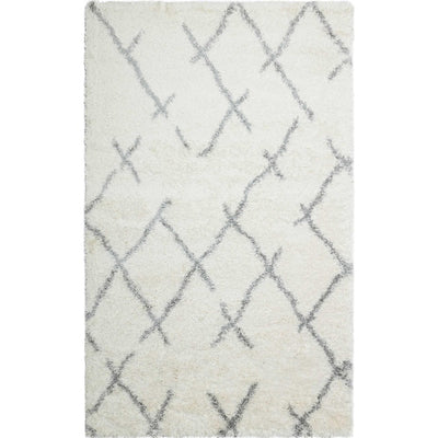 Covor de living / dormitor Maze Home Loft, Crem - Gri, 120x180 cm