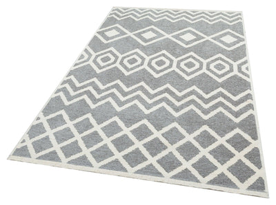 Covor Maze Home MONDO, Reversibil, Harmony Silver 01 - Adorehome.ro - Covoare - Maze - MD 01 SILVER _ 80*150