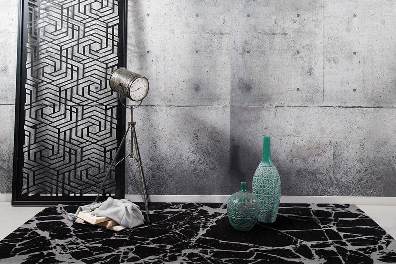 Covor Maze Home SMART, Black Silver XW - Adorehome.ro - Covoare - Maze - SM 21 BLACK SILVER XW _ 120*180