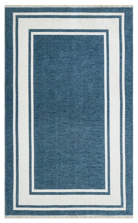 Covor Maze Home NOA, Reversibil, Blue White - Adorehome.ro - Covoare - Maze - NK 06 BLUE WHITE _ 75*150