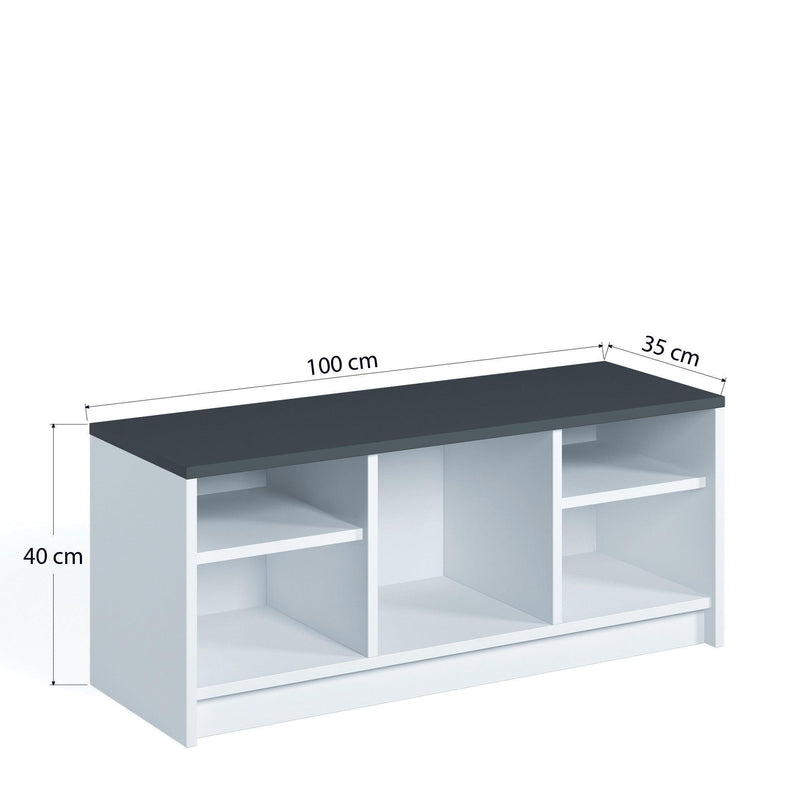 Cuier Neo, Alb, 100x40x22 cm