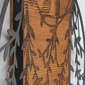 Decoratiune de perete lemn Dragostea in Aer, Negru, 60 x 59 x 3