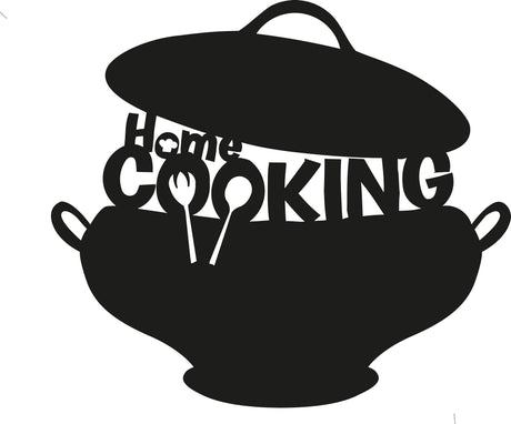 Decoratiune de perete Metal Cookıng-metalpot, Cupru, 40x1x45 cm