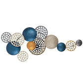 Decoratiune de perete Metal Enzo, Multicolor, 8x42x90 cm