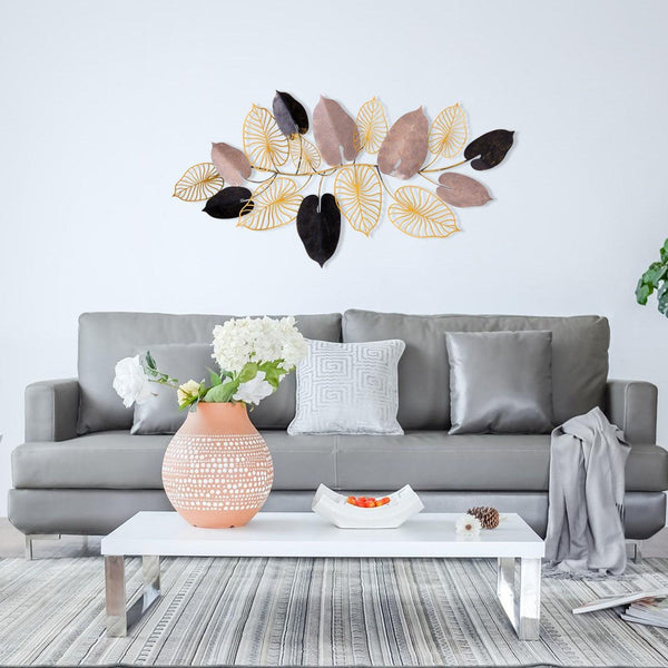 Decoratiune de perete Metal Furize, Multicolor, 61x7x120 cm