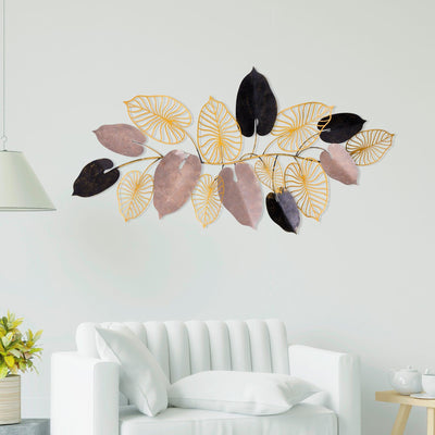 Decoratiune de perete Metal Furize, Multicolor, 61x7x120 cm