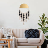 Decoratiune de perete Metal Ivamac, Aur, 90x1x42 cm