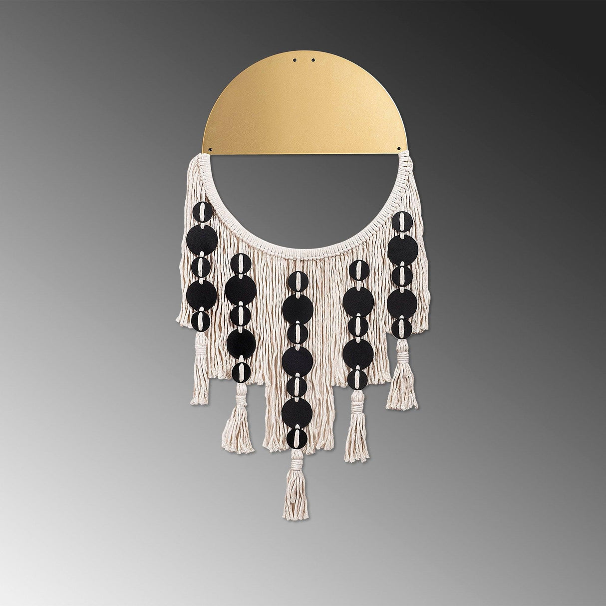 Decoratiune de perete Metal Ivamac, Aur, 90x1x42 cm