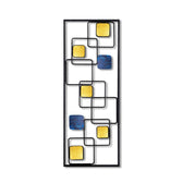 Decoratiune de perete Metal Metal Art İnfinite, Multicolor, 28x5x74 cm