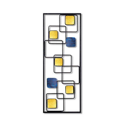 Decoratiune de perete Metal Metal Art İnfinite, Multicolor, 28x5x74 cm
