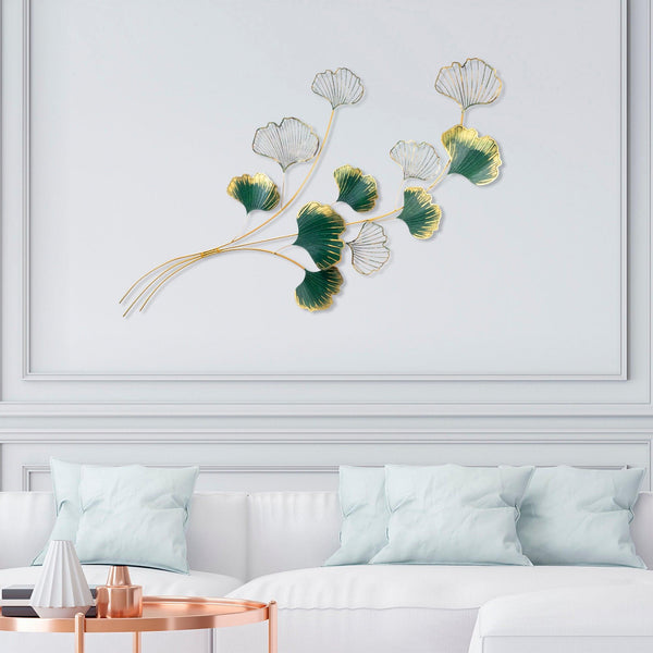 Decoratiune de perete Metal Okeyto, Multicolor, 120x100 cm
