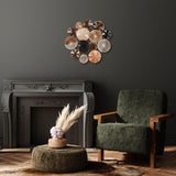 Decoratiune de perete Metal Sanatsal, Multicolor, 90x1x32 cm