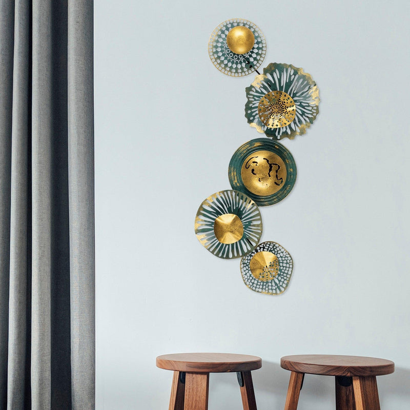 Decoratiune de perete Metal Sensuale, Multicolor, 50x0,15x100 cm