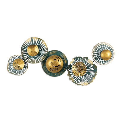 Decoratiune de perete Metal Sensuale, Multicolor, 50x0,15x100 cm
