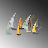 Decoratiune de perete Metal Soykan , Multicolor, 111 x 70 x 8 cm