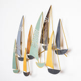 Decoratiune de perete Metal Soykan , Multicolor, 111 x 70 x 8 cm