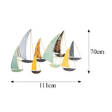 Decoratiune de perete Metal Soykan , Multicolor, 111 x 70 x 8 cm