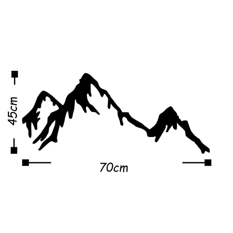 Decoratiune de perete Metal Tanelorn, Negru, 30x0.15x70 cm