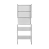 Dulap Baie Adore cu Loc Pentru Masina de Spalat, 3 Rafturi, 2 Usi, Alb, 65 x 182 x 60 cm