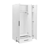 Dulap Haine Adore Trendline, 3 usi, 1 sertar, Alb - Stejar, 103x187x52 cm - Alb